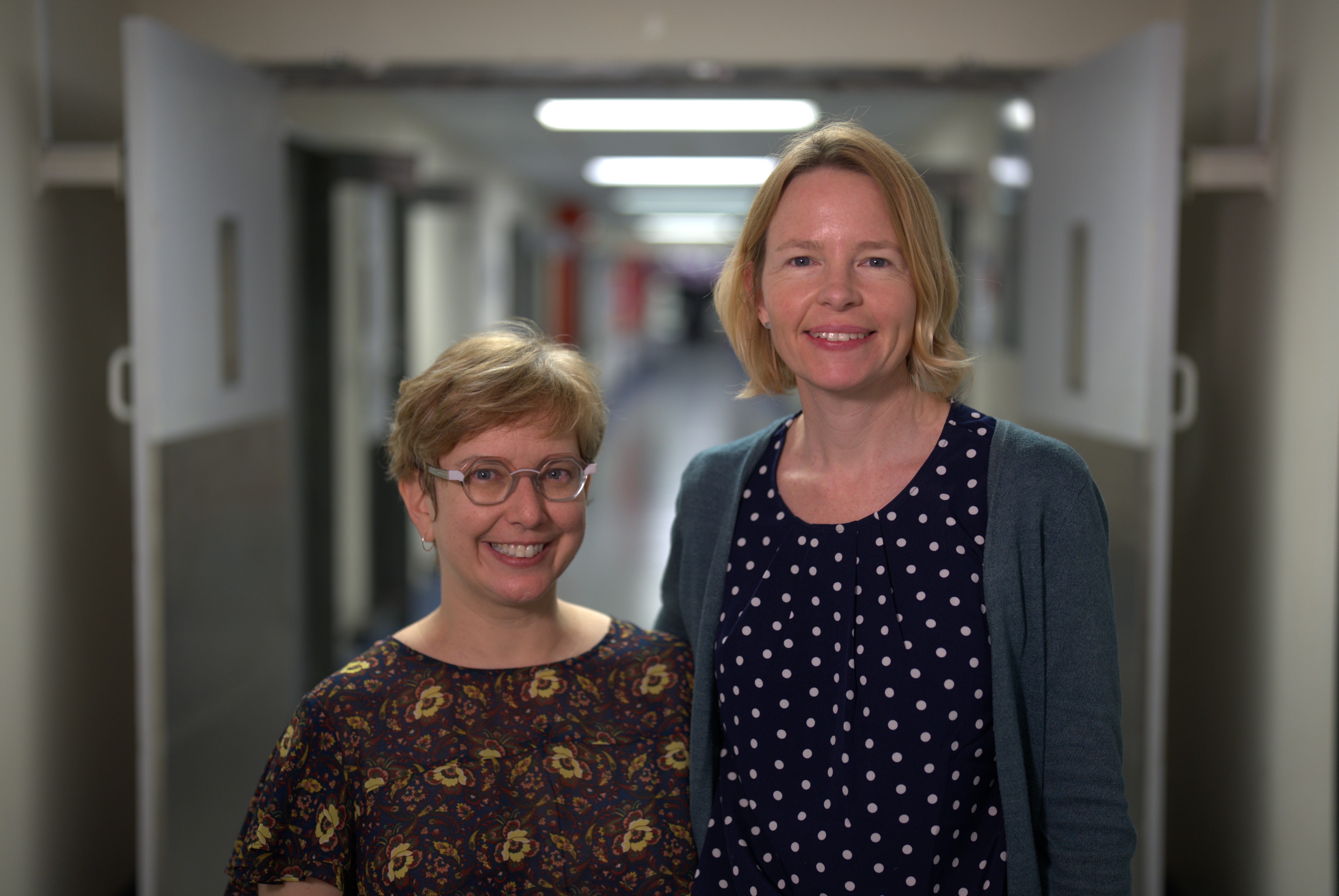 Prof. Adrie Bekker and Prof. Angela Dramowski at Tygerberg