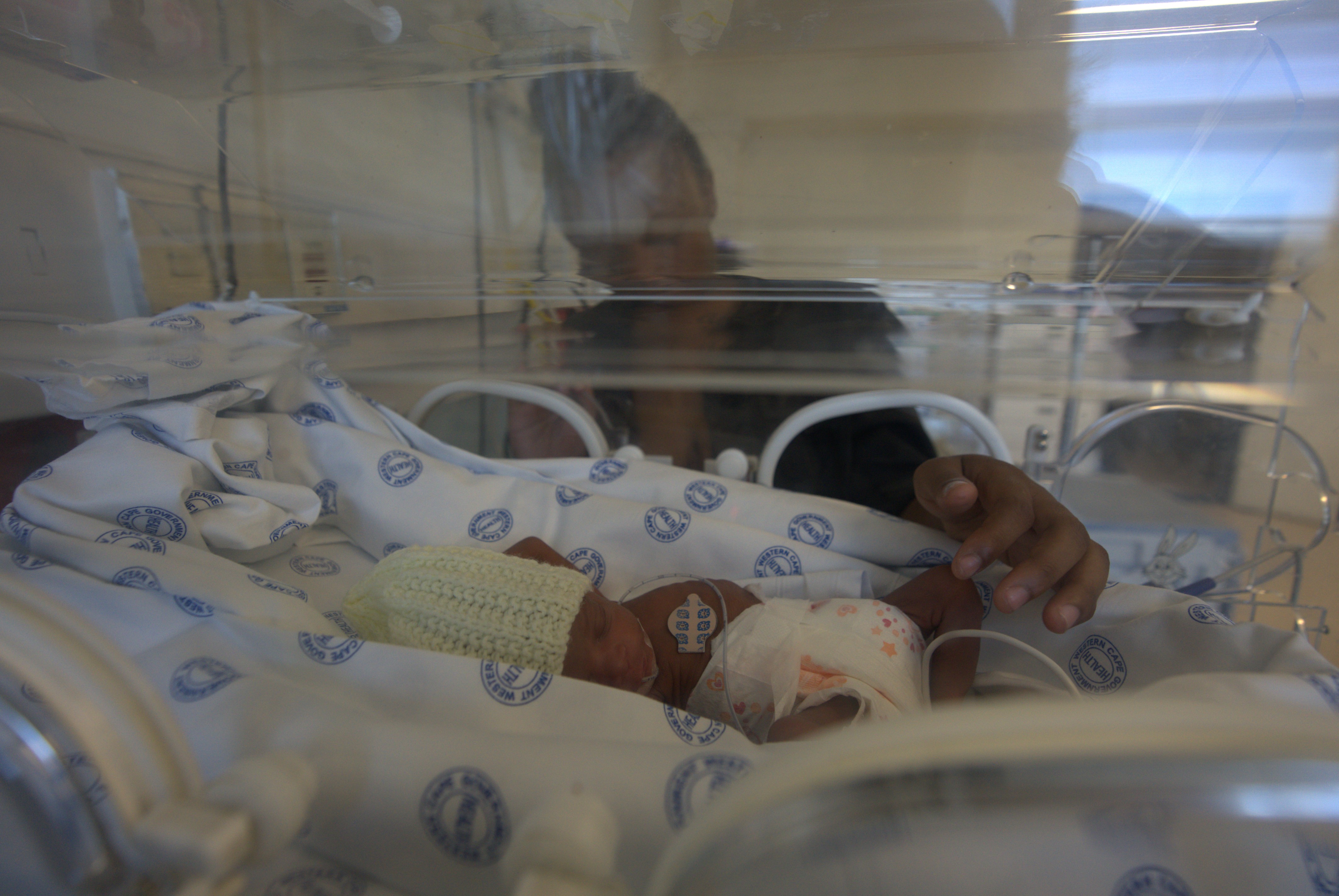 Mother and newborn in hospital