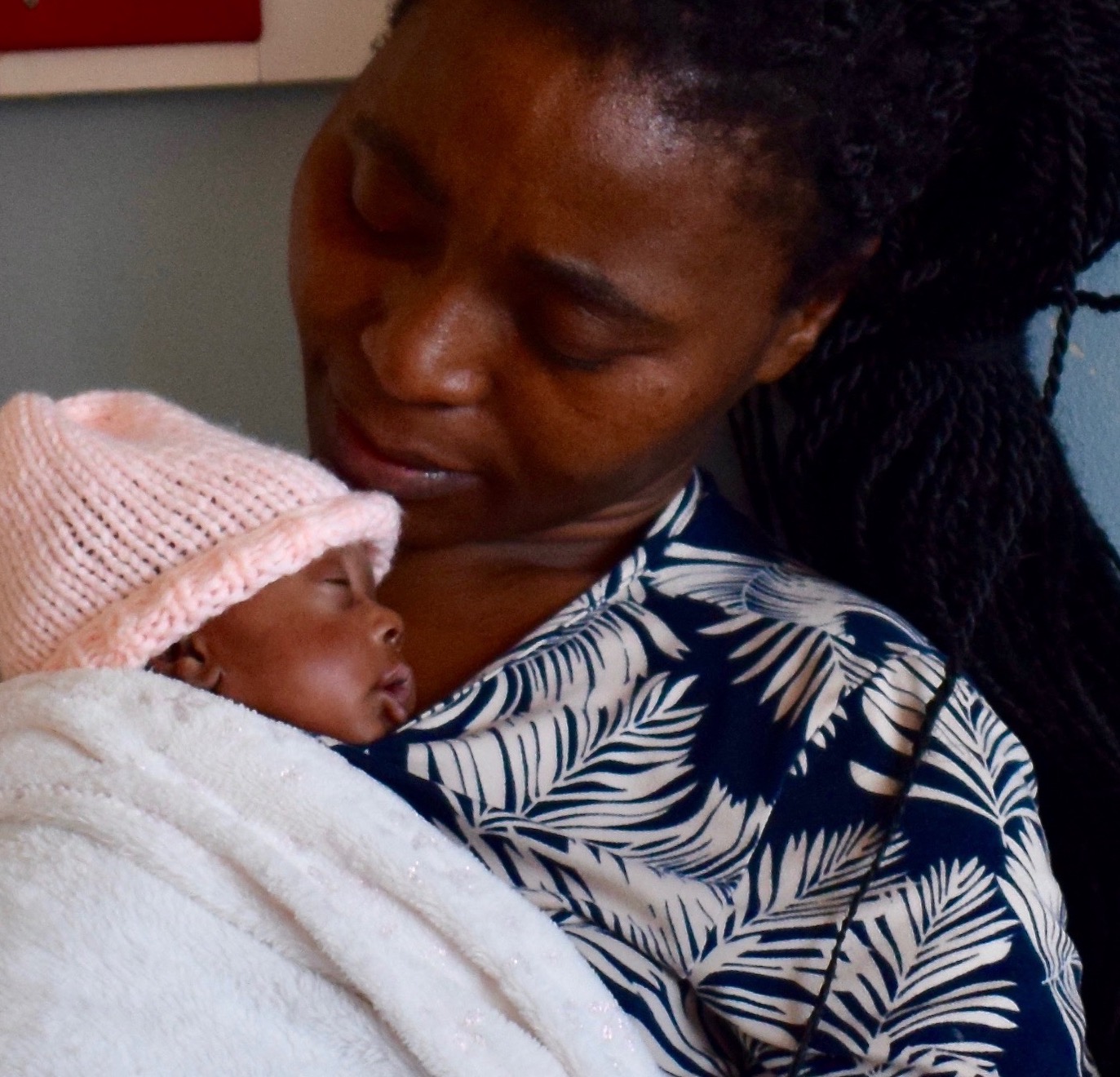 Zimbabwean mother and baby at Tygerberg Hospital